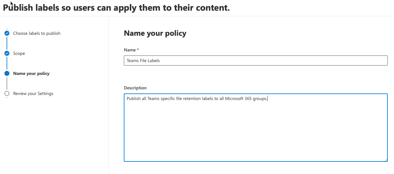 Microsoft 365 Teams Retention